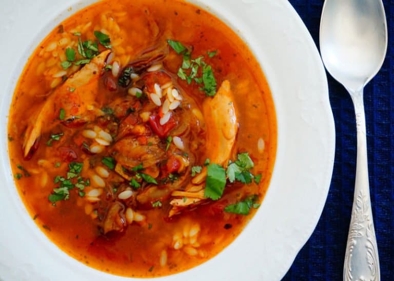 Рецепт марокканского пряного супа из курицы фото