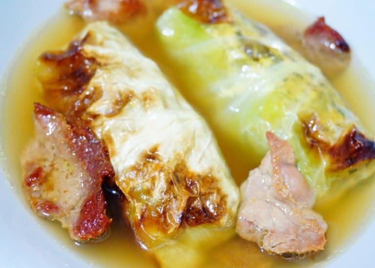 Суп с голубцами и свининой фото