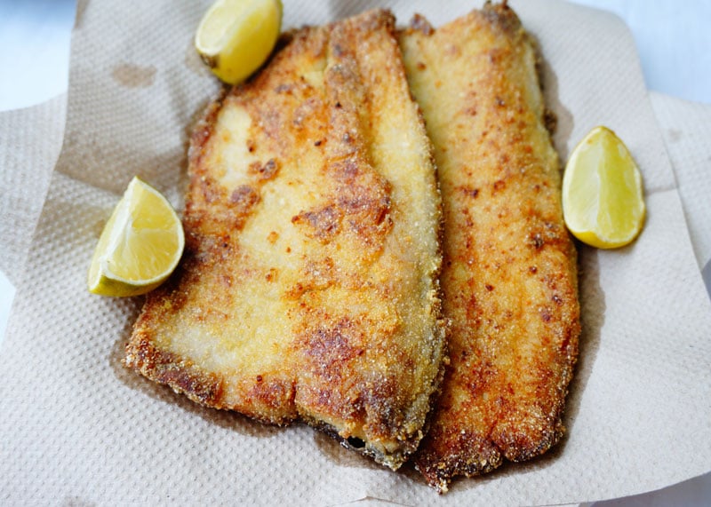 Рыба в кляре из кукурузной муки фото