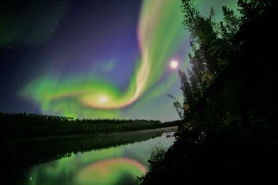 Северное сияние Юкон фото