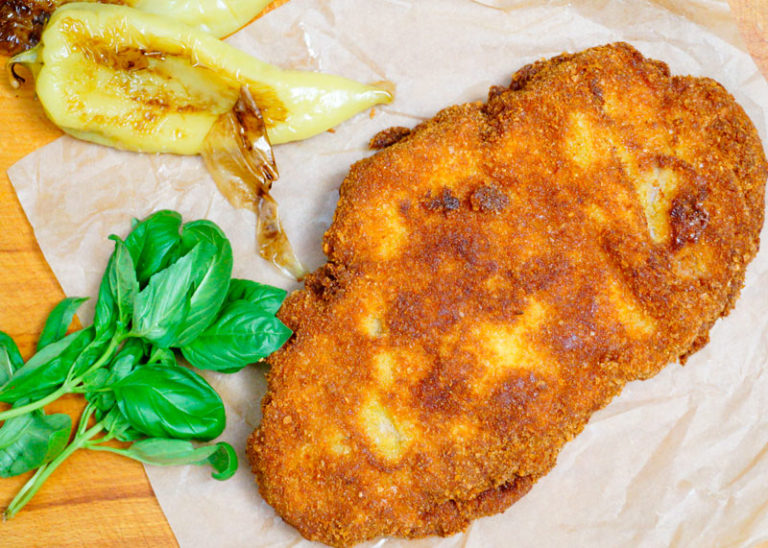 Жареная говядина с хамоном и сыром по-астурийски или «качопо» фото