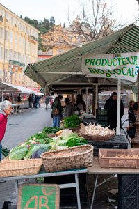 Рынок в Ницце фото